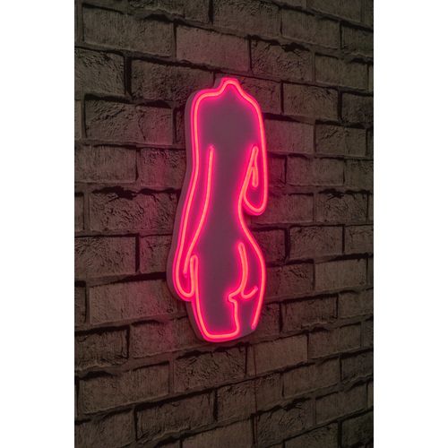 Wallity Ukrasna plastična LED rasvjeta, Sexy Woman - Pink slika 10