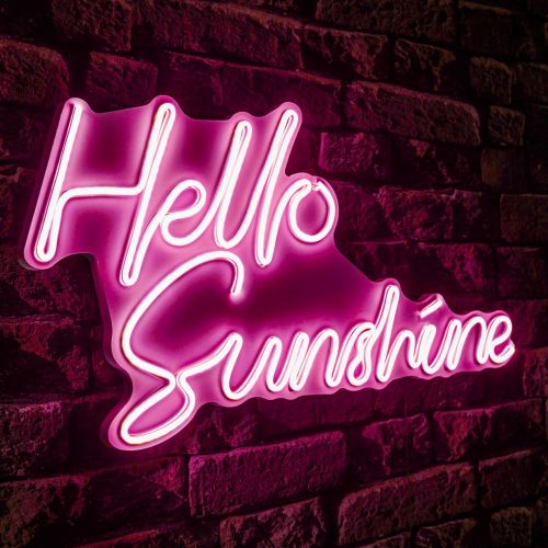 Wallity Zidna LED dekoracija, Hello Sunshine - Pink slika 2