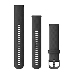 Garmin zamjenski remen 20mm - Black (siva kopča)