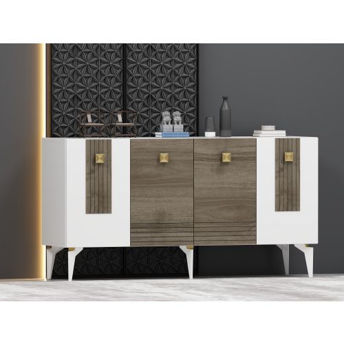 Luna - White, Walnut White
Walnut Console slika 2