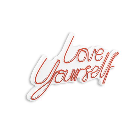 Wallity Zidna LED dekoracija, Love Yourself - Red slika 7