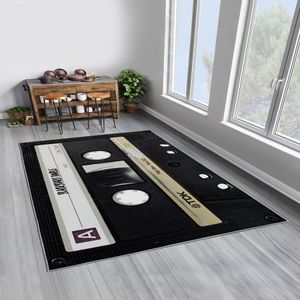 TANKI TEPIH Woopamuk012 Black Rug (120 x 180)