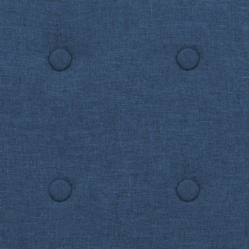 Fotelja od čelika i tkanine plava slika 16
