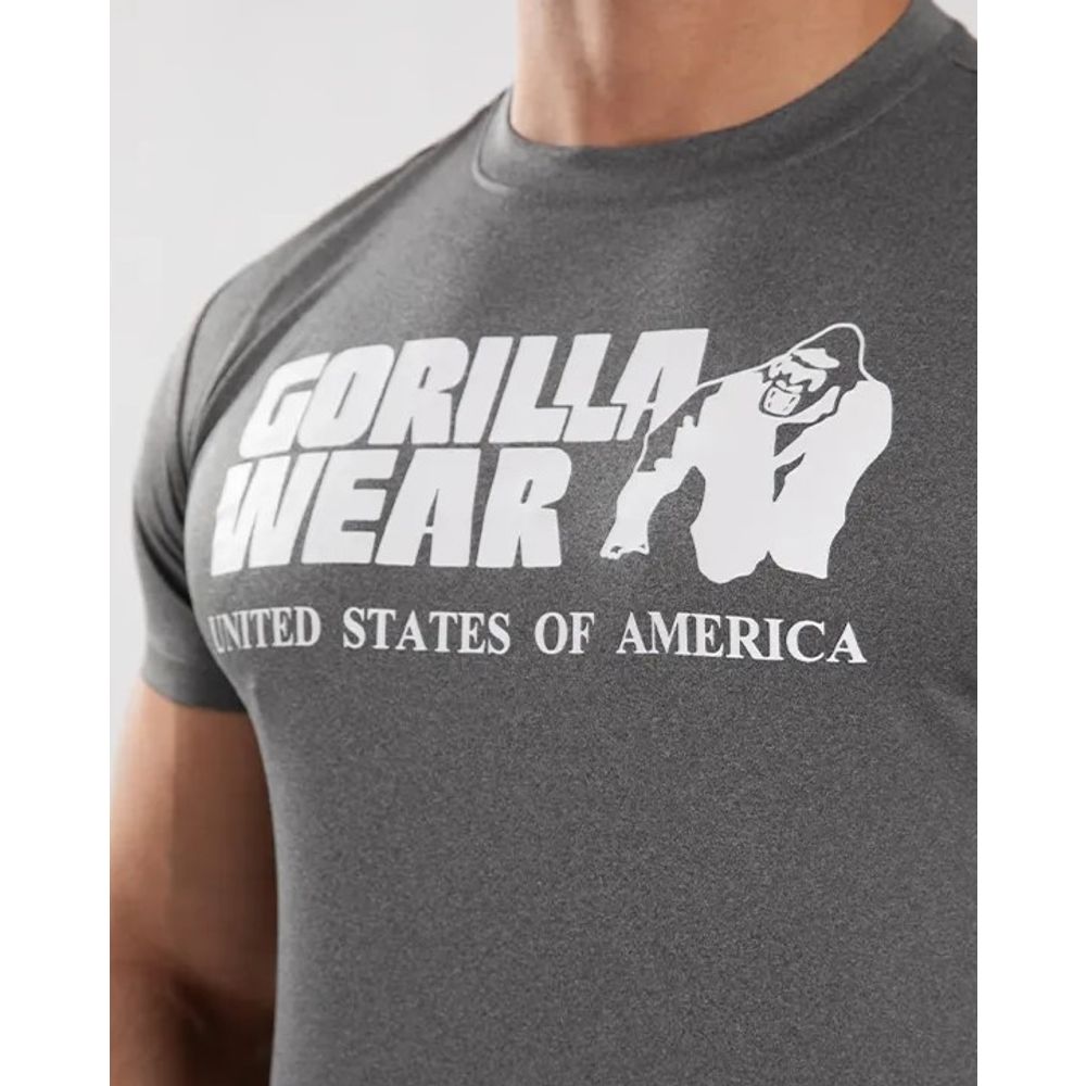 Gorilla Wear CLASSIC Majica za trening, Siva slika 3
