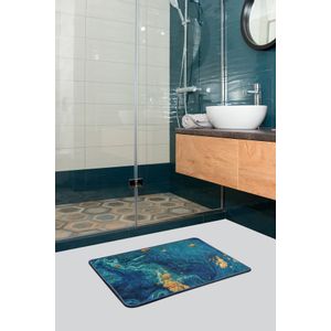Marbling (40 X 60) Multicolor Bathmat