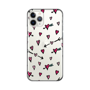 Torbica Silikonska Print Skin za iPhone 11 Pro 6.1 Hearts Pattern