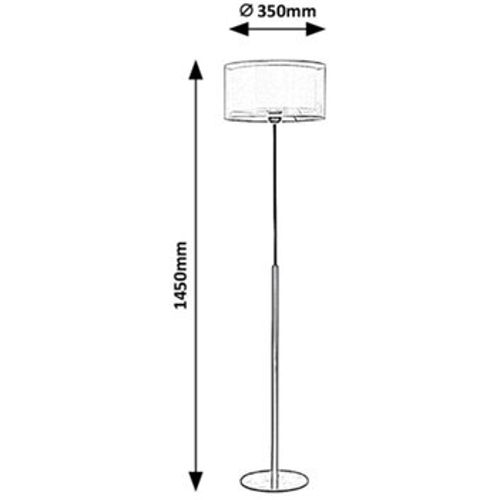 Rabalux Aneta,podna lampa, E27 40W slika 2