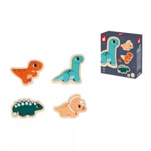 Janod Dino Puzzle - Drvene Kocke