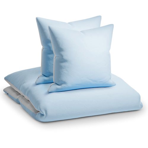 Sleepwise Wonder Edition mekana posteljina, Pastelno plava / siva slika 1