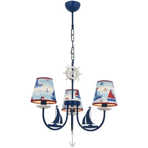 Av-1416-Boat Blue Chandelier slika 1