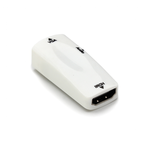 Adapter HDMI-VGA (sa audiom) JWD-HV12 bela slika 1