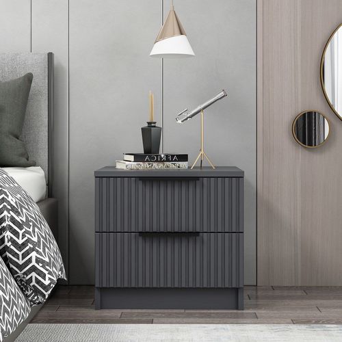 Kale Plus - 7898 Anthracite Nightstand slika 1