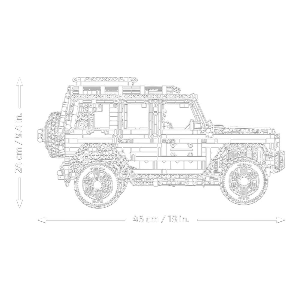 LEGO 42177 Mercedes Benz G500 Prof.Line slika 8