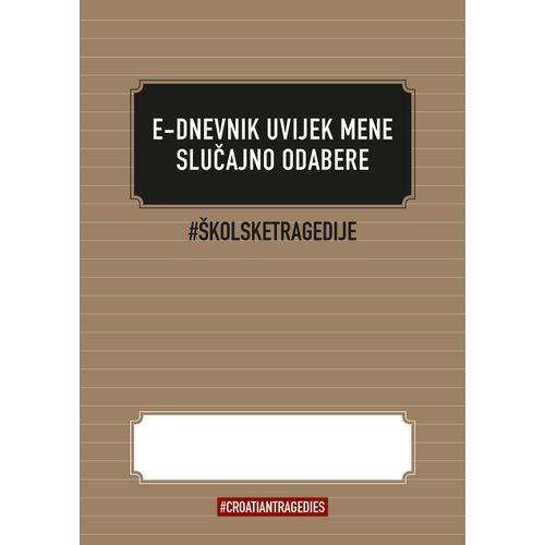 Bilježnica "Hrvatske tragedije" A4 - linije SORTO slika 9