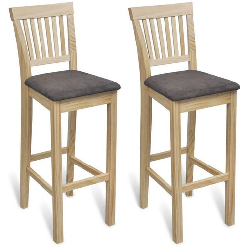 Barske stolice 2 kom drvene slika 6