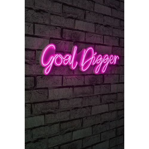 Wallity Ukrasna plastična LED rasvjeta, Goal Digger - Pink slika 4