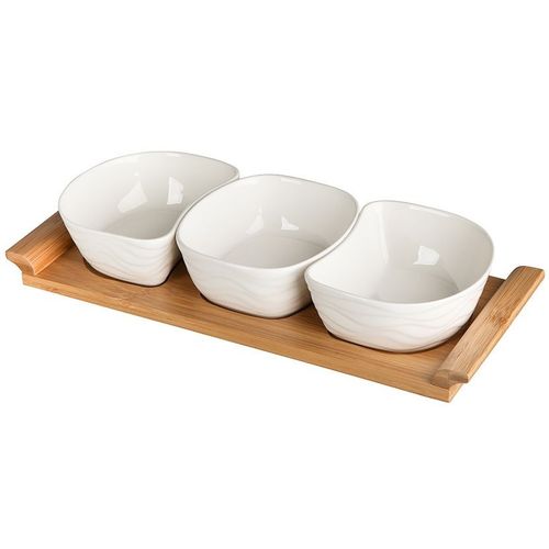 Altom Design set 3 zdjelice na podlozi od bambusa - 01010052031 slika 7