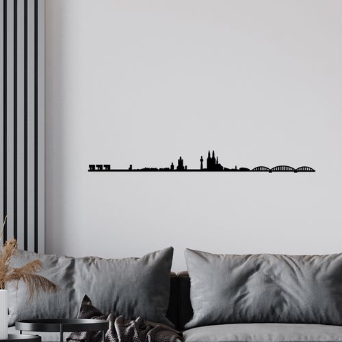 Wallity Metalna zidna dekoracija, Cologne Skyline slika 3