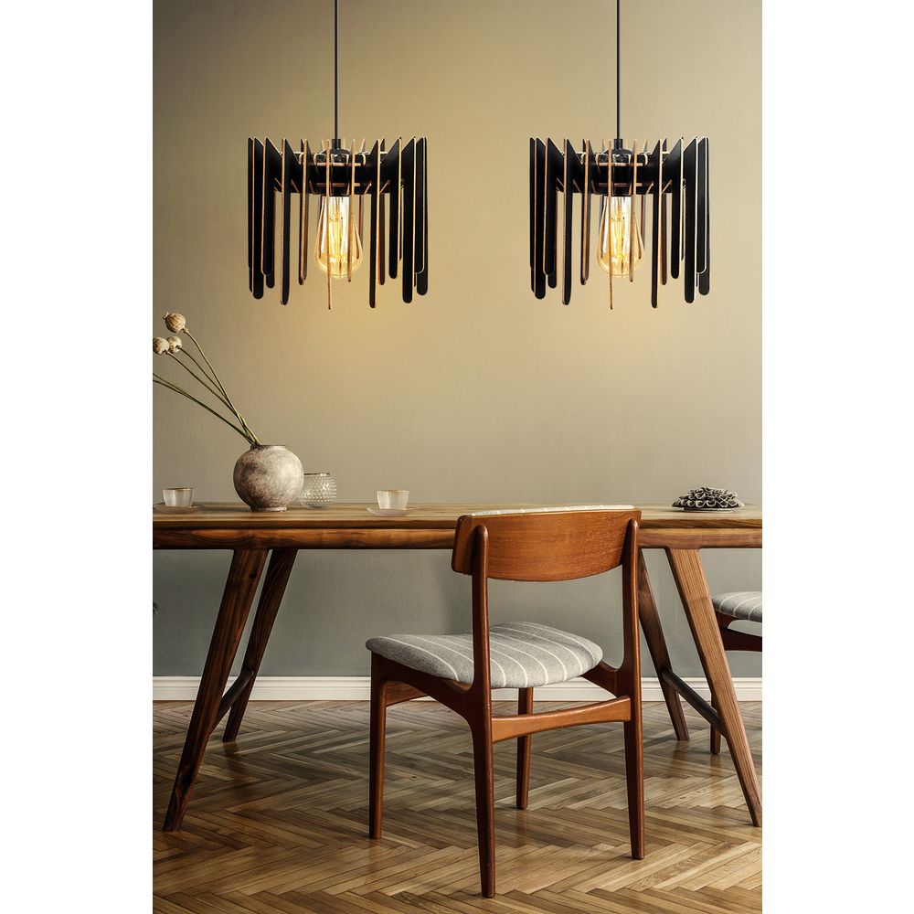 ZigZag Luster Crni 155 slika 1