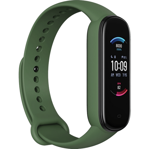 Xiaomi SAT pametni, fitness, AMOLED 1,1", vodootporan 5 ATM - Mi Band 5 Olive slika 3