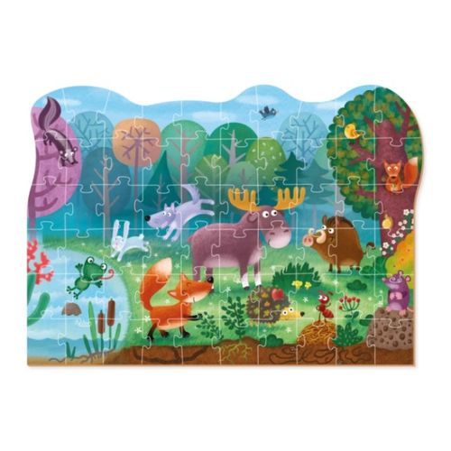 DODO Puzzle Čudesne Šumske Životinje, 60 komada slika 3