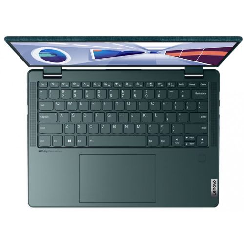 Lenovo 83B2006FYA Yoga 6 13ABR8 (Dark Teal, Aluminium Top) Ryzen 5 7530U 6-Core 2.0-4.5GHz/19MB 16GB 512GB-SSD-NVMe 13.3" WUXGA (1920x1200) IPS TOUCH 300n 100%-sRGB DolbyVision GL 1080p+IR DigitalPen Radeon-Graphics WiFi-AX BT5.1 USB/DP Backlite 59Wh FPR 1.37kg Win11Home slika 2