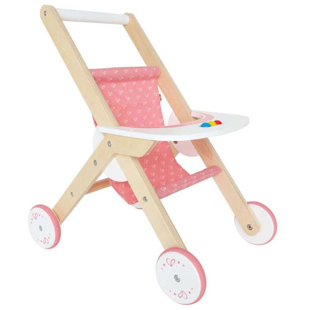 Hape Drvena kolica za lutke E3603  slika 3