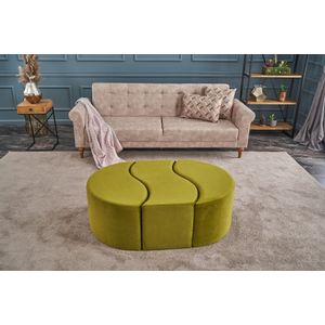 Atelier Del Sofa Tabure, zelena, Alya Puf - Green