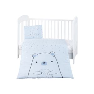 Kikka Boo Set Posteljine Bear With Me, Blue