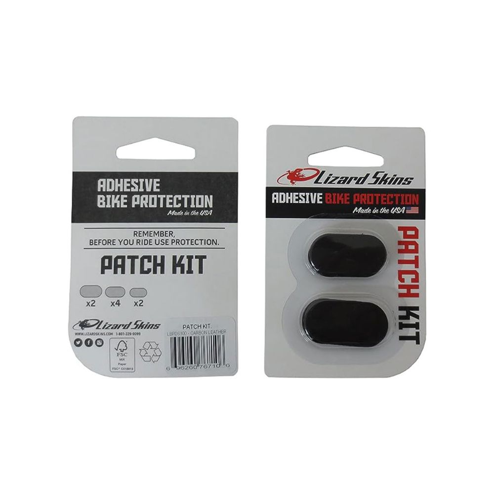 Lizard Skins Set zakrpa za sjedalo za bicikl od karbonske kože Patch Kit slika 1