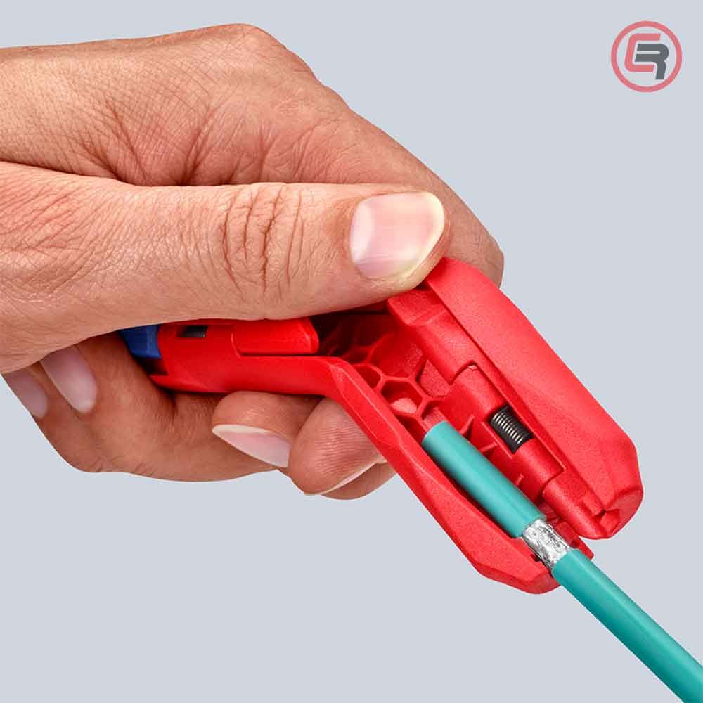 Knipex Skidač Izolacije Univerzalni ErgoStrip fi 8-13 mm Za Ljevake - 16 95 02 SB slika 7