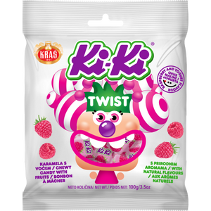 Ki-Ki Twist malina karamela 100 g
