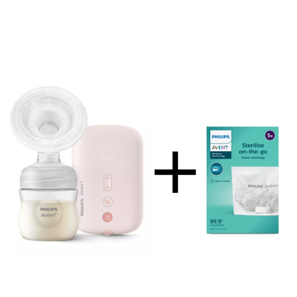 Philips Avent Električna izdajalica Standard + Vrećice za mikrovalni sterilizator 5kom slika 1