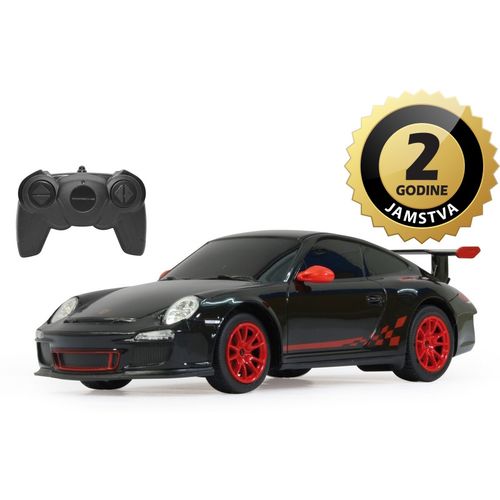 Jamara auto na daljinsko upravljanje DELUX Porsche GT3 RS, crni 1:24 slika 1