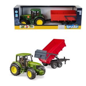 Bruder John Deere traktor sa prikolicom 1:16