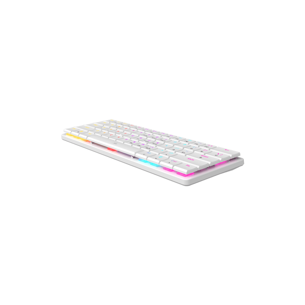 WHITE SHARK Tastatura GK-006221 NAGAMAKI / Bijela, Mehanička, US-Plavi prekidači slika 4