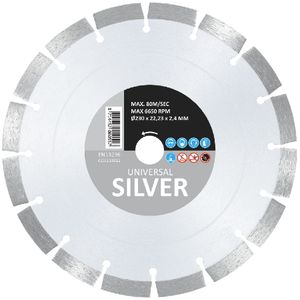 CARAT silver dijamantna ploča univerzalna CESI125310 Ø125x22.23 MM
