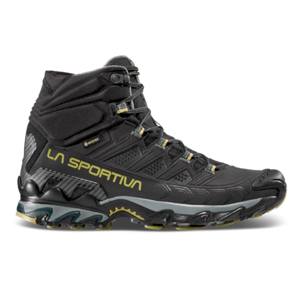 La Sportiva Muške gležnjerice Ultra Raptor II Mid Leather GTX, Black/Cedar slika 1