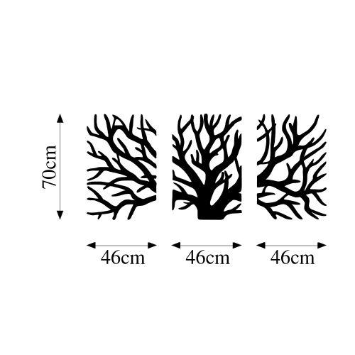 Wallity Metalna zidna dekoracija, Tree - 265 slika 6