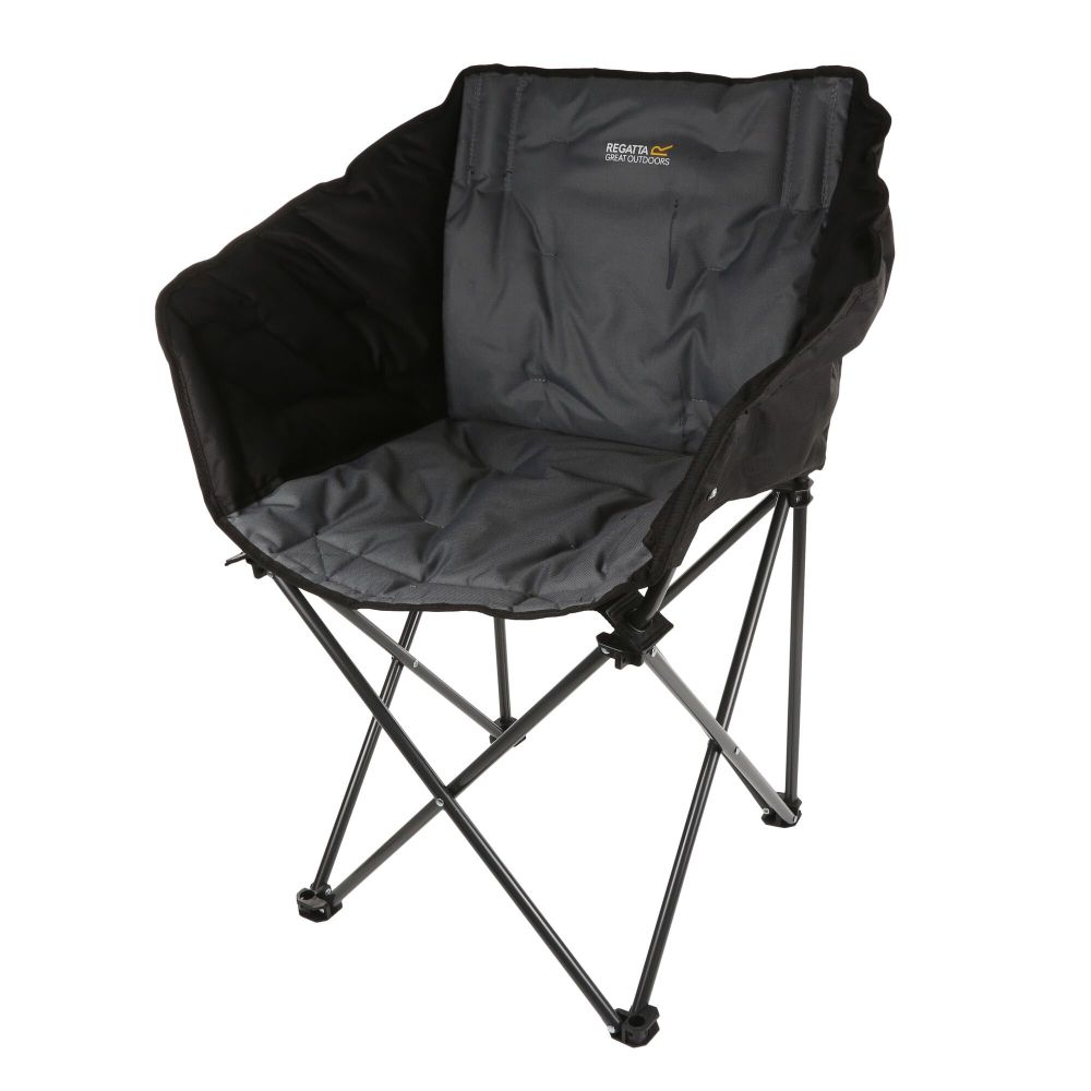 Regatta Sklopiva stolica Naves Black/Seal Grey slika 1