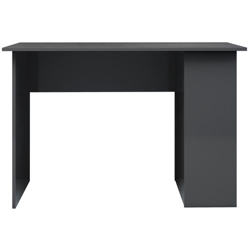 Radni stol visoki sjaj sivi 110 x 60 x 73 cm od iverice slika 28