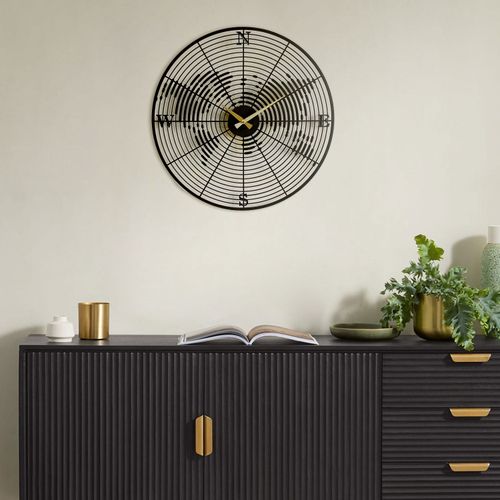 Wallity Ukrasni metalni zidni sat Coordinate Metal Wall Clock - APS018 slika 1