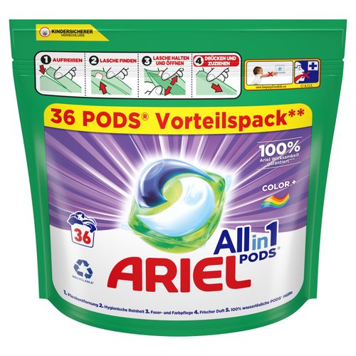 Ariel gel kapsule color+ 36 komada za 36 pranja slika 1