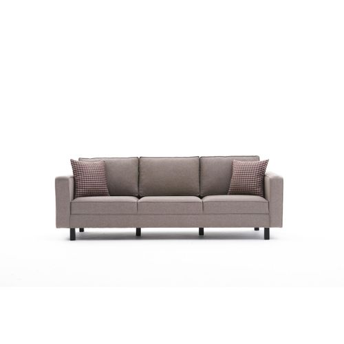 Atelier Del Sofa Kale Linen - Krem Trosed slika 5