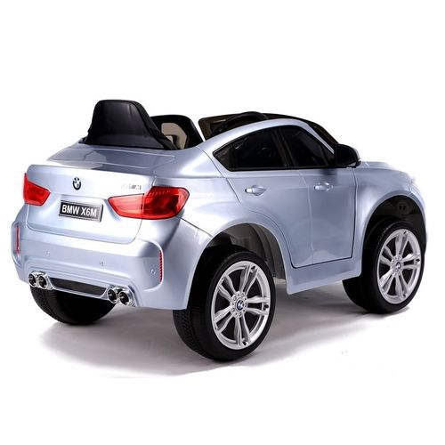 Automobil na akumulator BMW X6 srebrni slika 5