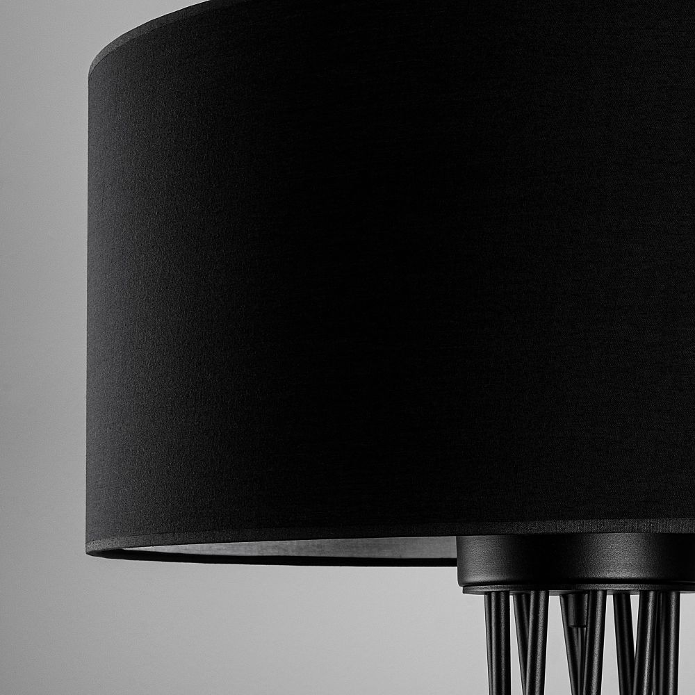 Visoka Crna Podna Lampa - Model 13470 slika 6