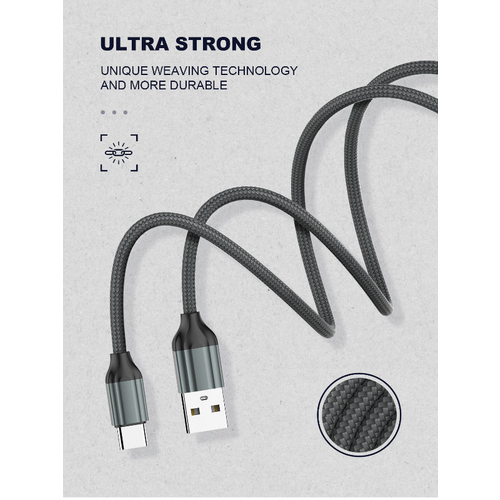 Data kabl LDNIO LS431 micro USB crni 1m slika 6