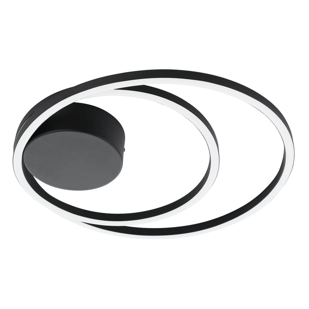 Eglo stropna LED lampa 'RUOTALE' - 36W, crno/bijela slika 1