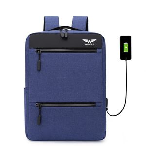 WINGS BP30-03 Putni ruksak s USBom plavi