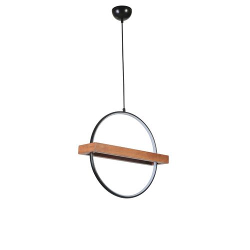 Perla Tekli Ledli Siyah Avize Gunışığı Black
Wooden Chandelier slika 3